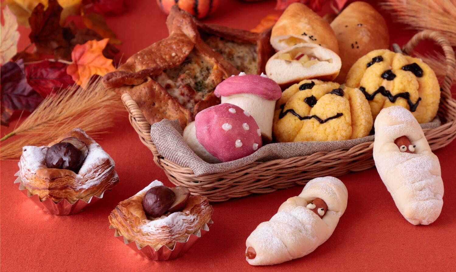 リーガロイヤルホテル(大阪)、ハロウィンをテーマにした“ロウソク”ケーキ＆キノコ型パンなど｜写真3