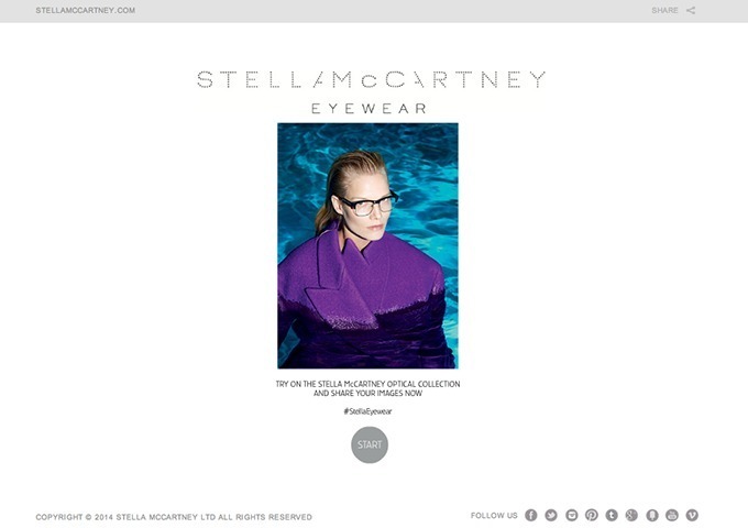 ステラ マッカートニーのメガネを楽しめるゲームがオンラインに登場 コピー