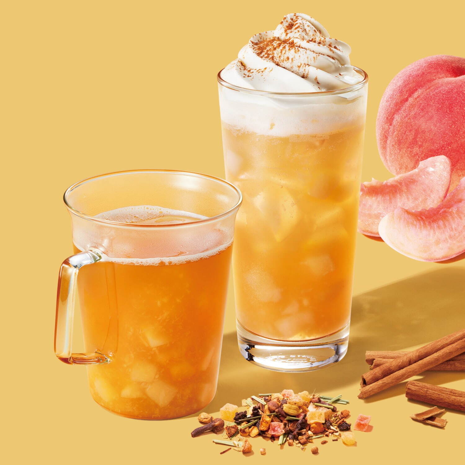 Peach & Majestic Chai Tea (Hot/Ice) Tall Only Take-out ¥638 / Eat-in ¥650