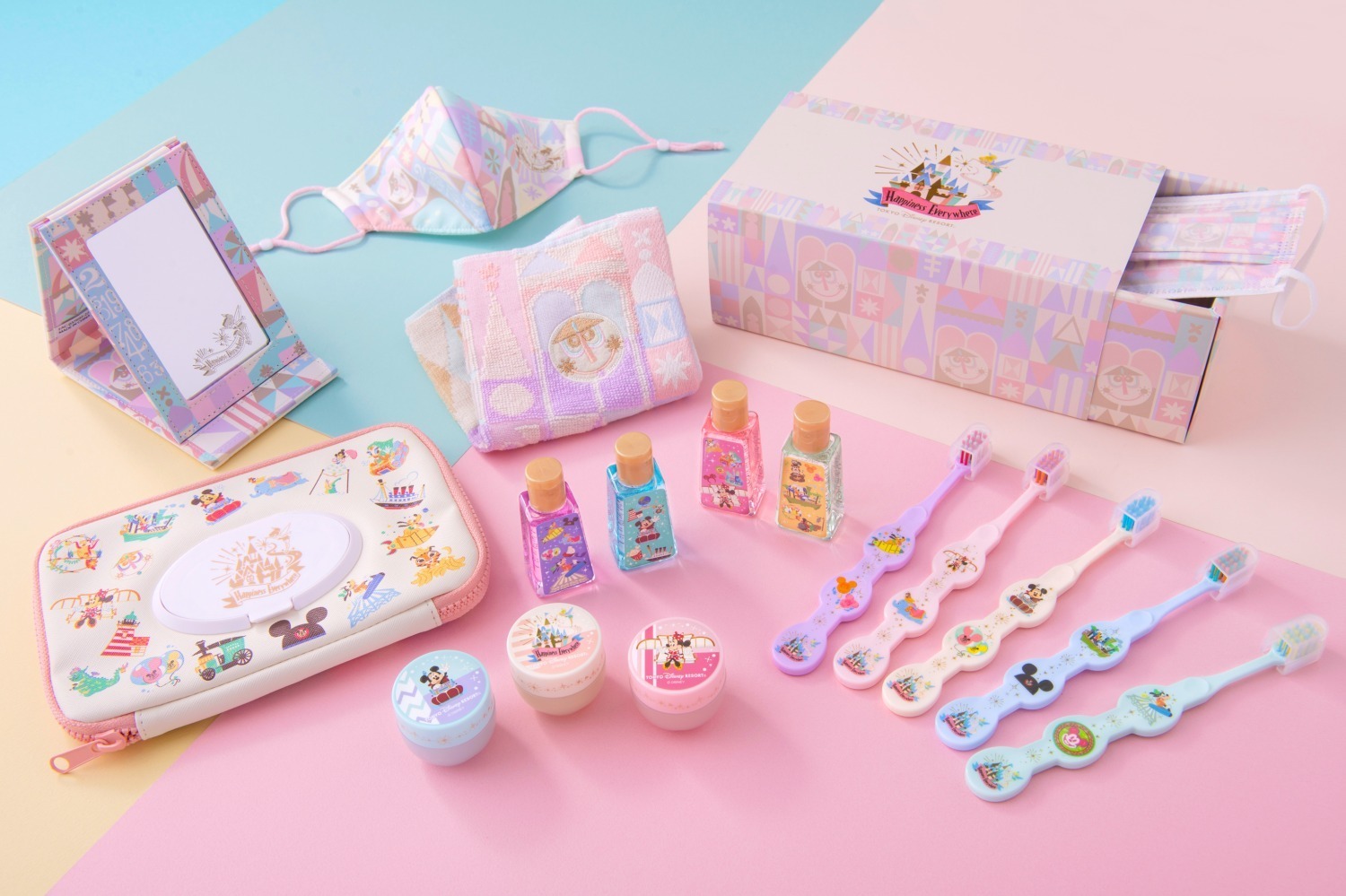 東京ディズニーリゾート“パステルカラー”の新作グッズ