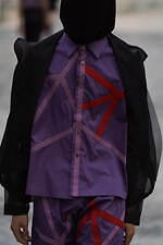 ミツル オカザキ 2023年春夏コレクション、夕陽に捧げるピースサイン｜写真7