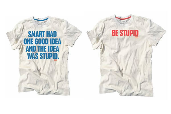 ディーゼル、2010年春夏広告キャンペーン　“BE STUPID”　メッセージTシャツ発売！