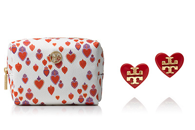 トリー バーチからバレンタイン限定アイテム登場！ハートモチーフのポーチやピアスなど