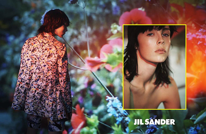 ジル・サンダーが2014年春夏コレクションの広告を発表 - 人気のUKモデル、エディ・キャンベル登場 コピー
