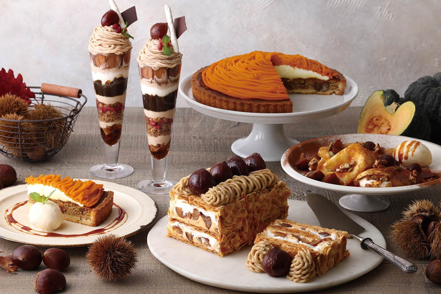 キハチ カフェ 小倉セントシティ,キハチ カフェ 福岡三越「マロンスイーツフェア」