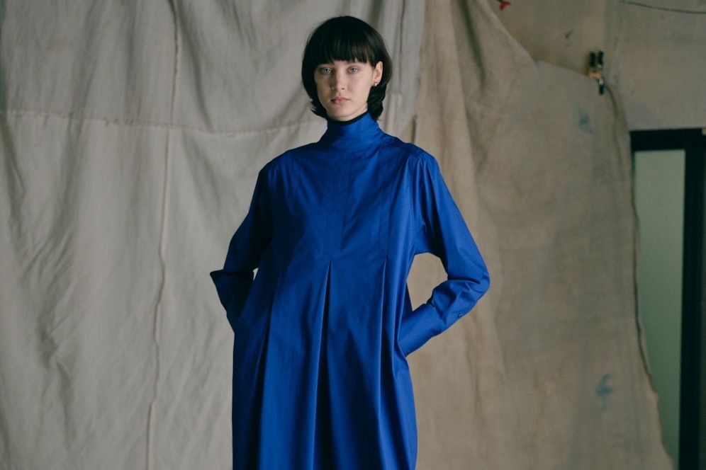 ファッション通販 サトル SASAKI SATORU ササキ DRESS LONG THREE-TUCKED 22AW ワンピース