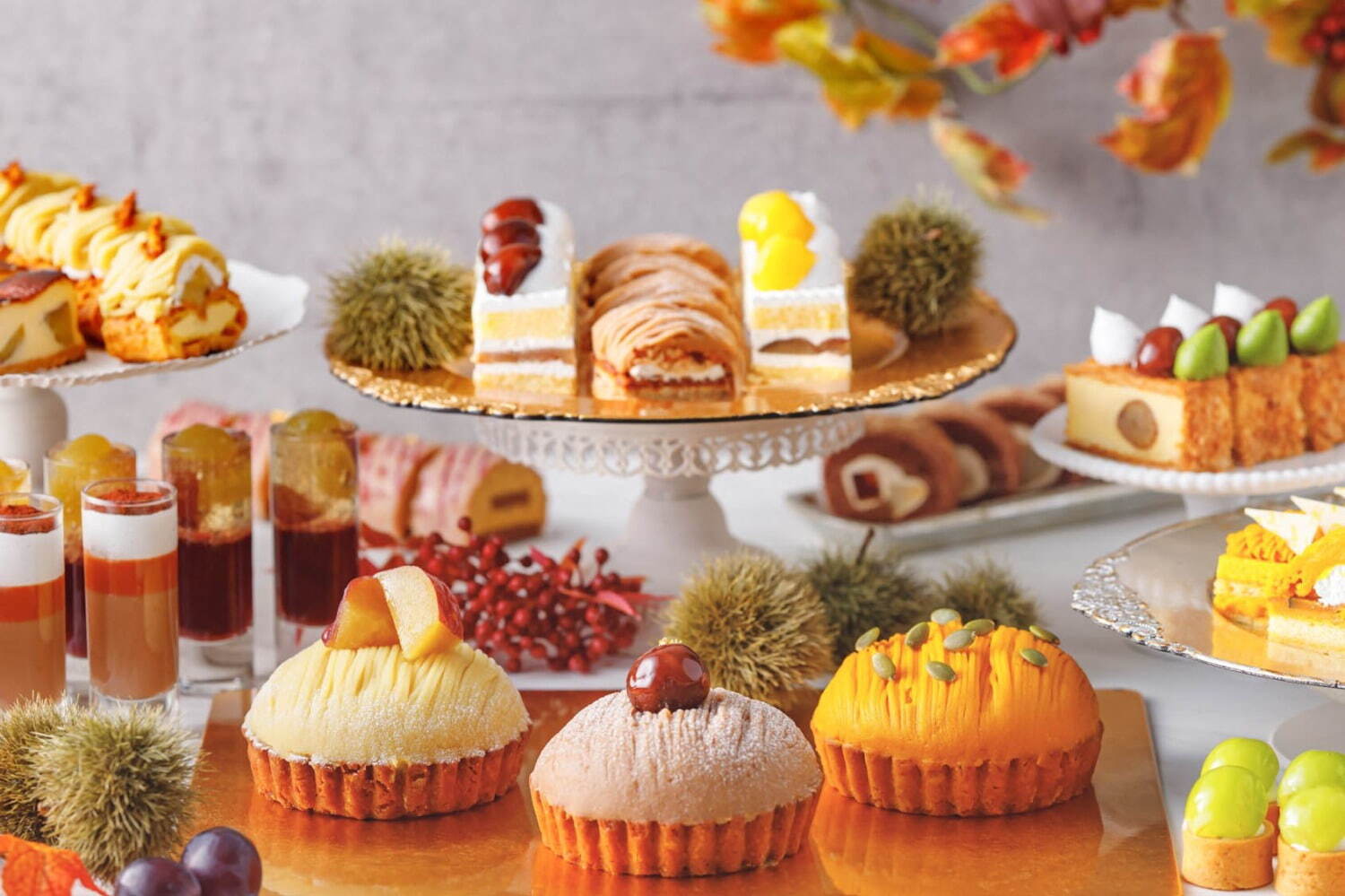 モンブラン｜ホテルニューオータニ大阪“いもくりなんきん”の「スーパースイーツビュッフェ」3種モンブランを食べ比べ