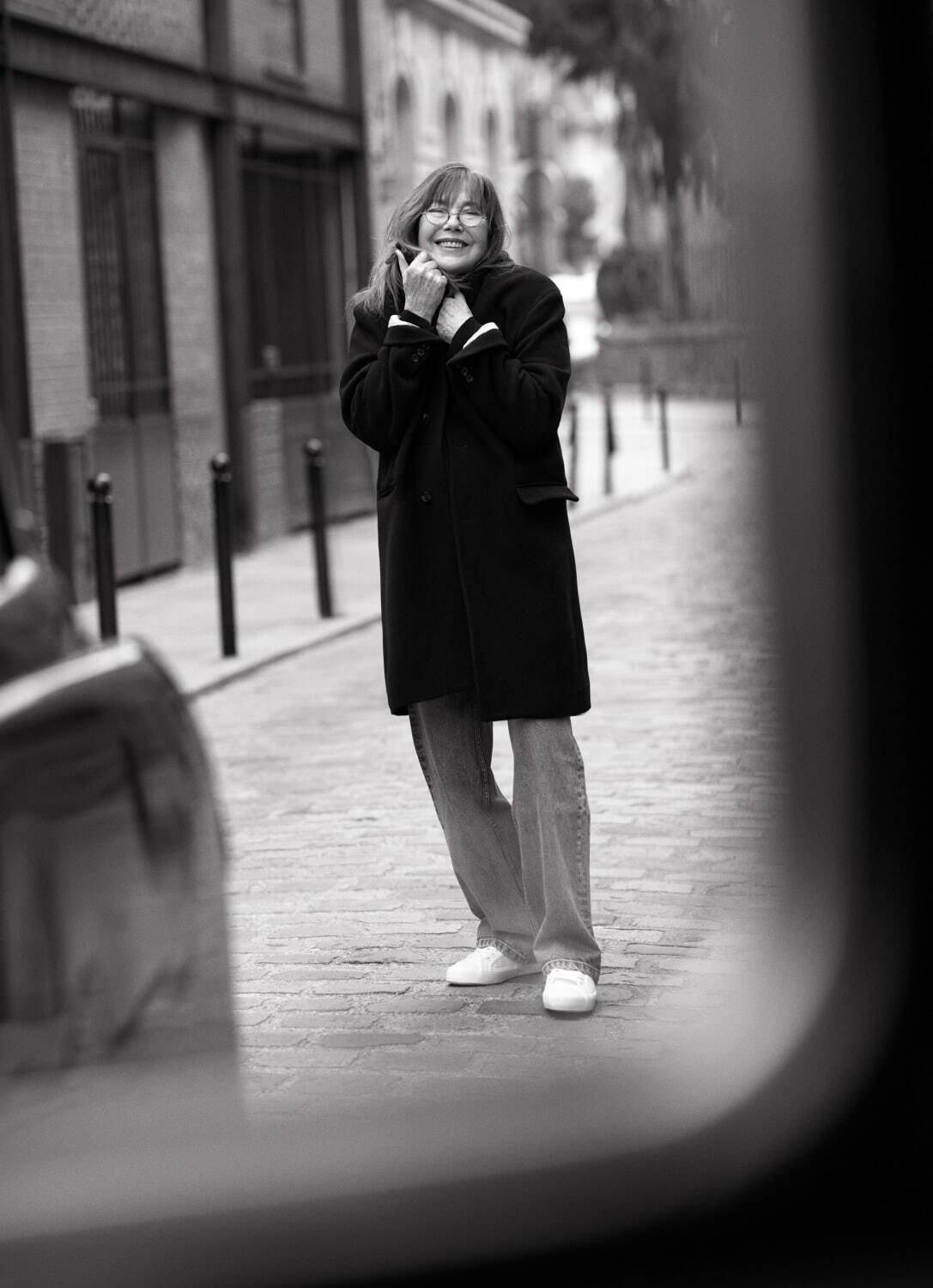タグ付き a.p.c.× Jane Birkin カシミヤカーディガン