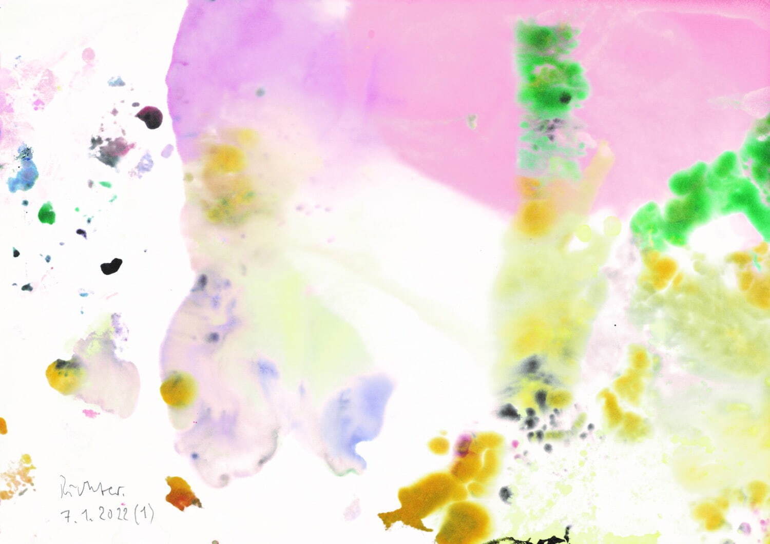 《ムード(2022年1月7日(1))》2022年 写真 作家蔵
©︎Gerhard Richter 2022 (07062022)