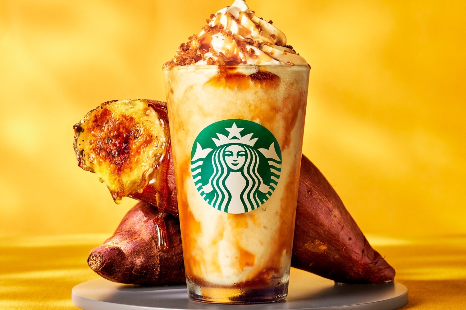 エスプレッソ｜スターバックス「焼き芋ブリュレ フラペチーノ」こんがりキャラメリゼの焼き芋フレーバー