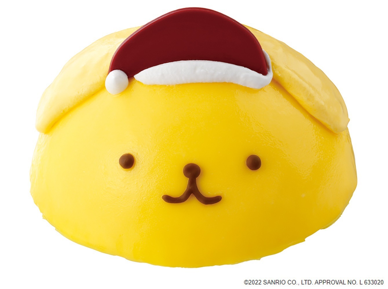 セブン-イレブン22年クリスマスケーキ、ポムポムプリン型カスタード＆メゾンカカオ監修チョコケーキ｜写真1