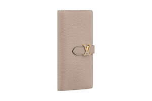 【極美品】ルイヴィトン LVヴェルティカル ウォレット カプシーヌ 長財布 ルイ・ヴィトン“LV イニシャル”が輝く新作レディース長財布