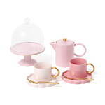 フランフラン“花びら型×パステルカラー”のテーブルウェア新作、ガラスドーム付きカフェセットなど｜写真24