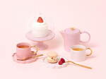 フランフラン“花びら型×パステルカラー”のテーブルウェア新作、ガラスドーム付きカフェセットなど｜写真1