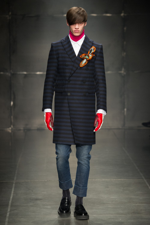アンドレア ポンピリオ(ANDREA POMPILIO) 2014-15年秋冬メンズコレクション シルエット - 写真16