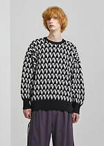 シャリーフの22年秋冬新作、“1枚で主役級”ジグザグ総柄ニット＆ドラゴン刺繍入りブルゾンなど｜写真41