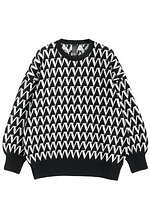 シャリーフの22年秋冬新作、“1枚で主役級”ジグザグ総柄ニット＆ドラゴン刺繍入りブルゾンなど｜写真47