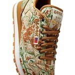 リーボック×米・ルックスタジオのコラボスニーカー、リーフカモ柄アッパーにロゴ＆星条旗入り｜写真2