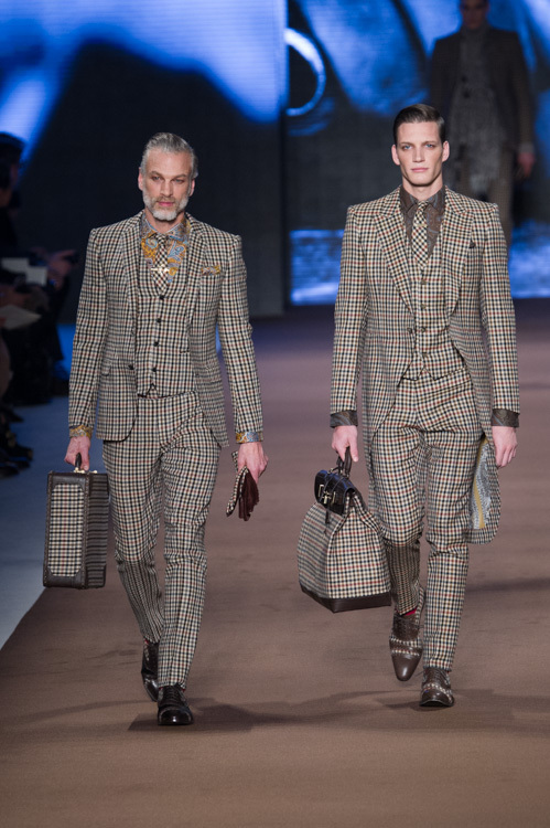 エトロ(ETRO) 2014-15年秋冬メンズコレクション シルエット - 写真14