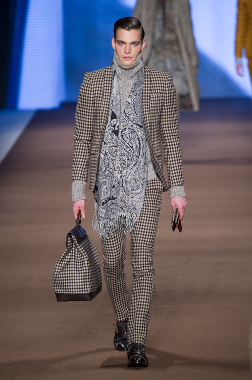 エトロ(ETRO) 2014-15年秋冬メンズコレクション シルエット - 写真15