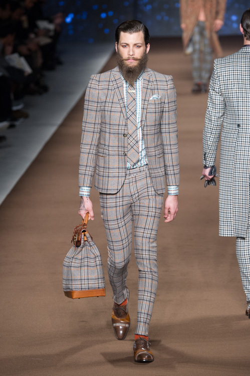 エトロ(ETRO) 2014-15年秋冬メンズコレクション シルエット - 写真20