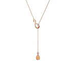 カナル4℃“お守りジュエリー”新作、ピーチムーンストーンやグリーンアメジストのネックレス｜写真2