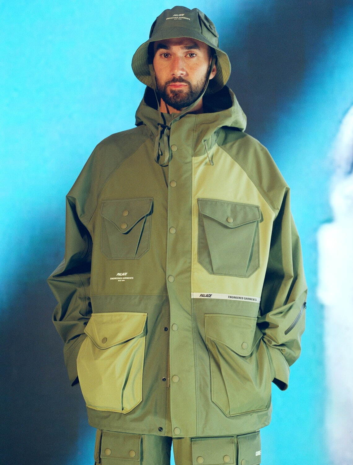 palace  × engineered garments パーカー