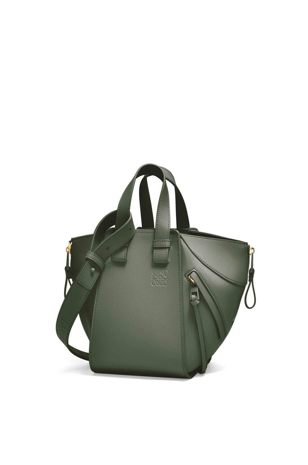 ロエベ新作バッグ「ハンモックコンパクト」スモールとミニの“中間サイズ”、ローズやカーキなど5色で｜写真3