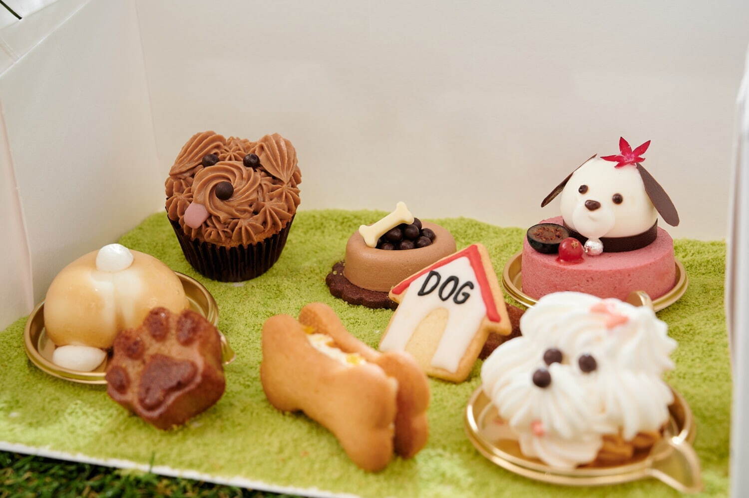 愛犬と一緒に楽しむアフタヌーンティーが新宿で、“マルチーズ”犬や“コーギーのおしり”型ケーキ｜写真3