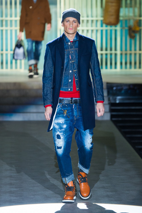 ディースクエアード(DSQUARED2) 2014-15年秋冬メンズコレクション シルエット - 写真11