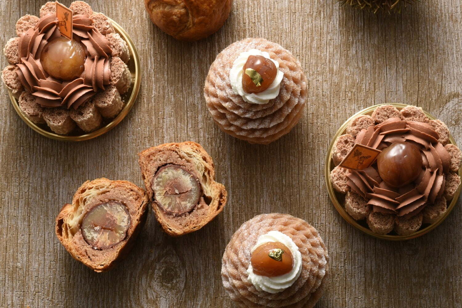 フレデリック・カッセル限定“栗”スイーツ、フランス菓子「シャルロット」やカシスのモンブラン