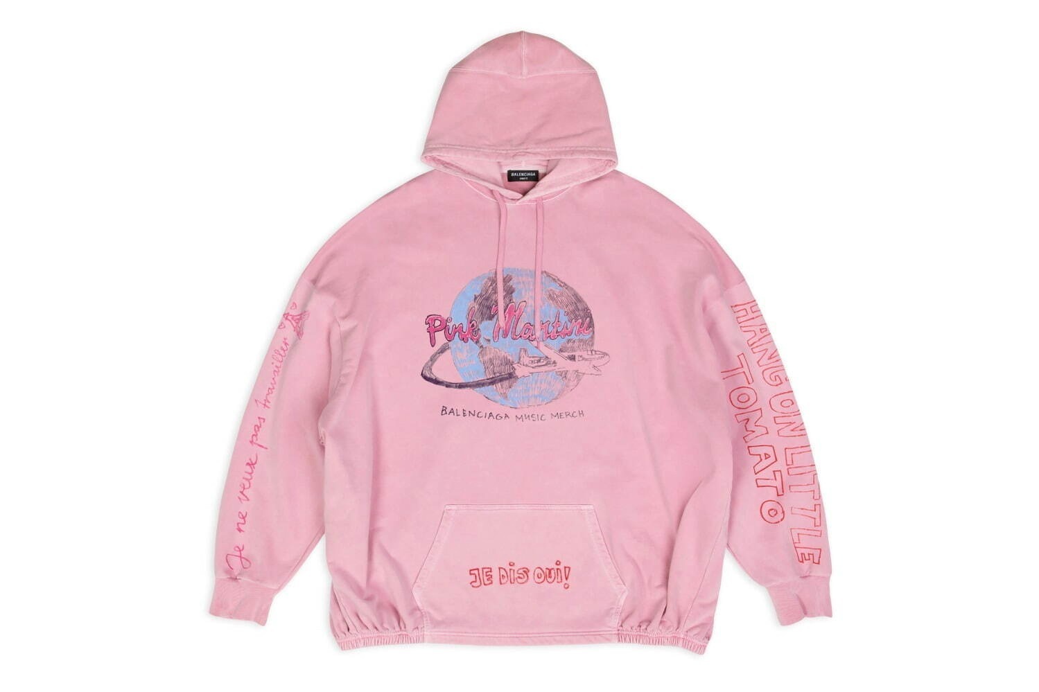 バレンシアガ“地球＆飛行機”を描いたTシャツやフーディ、「ピンク・マルティーニ」とコラボ
