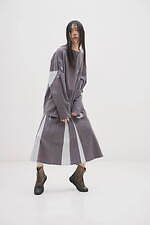 Y's新作ウェア、“折れ・シワ”のようなグラフィック転写のロングコート＆ケープコートなど｜写真6