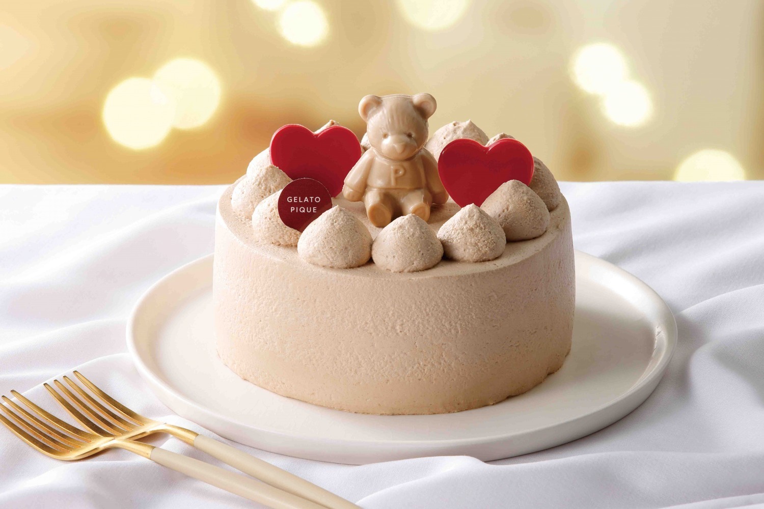 ジェラート ピケ22年クリスマスケーキ“ブラウンベア”のメープル香る