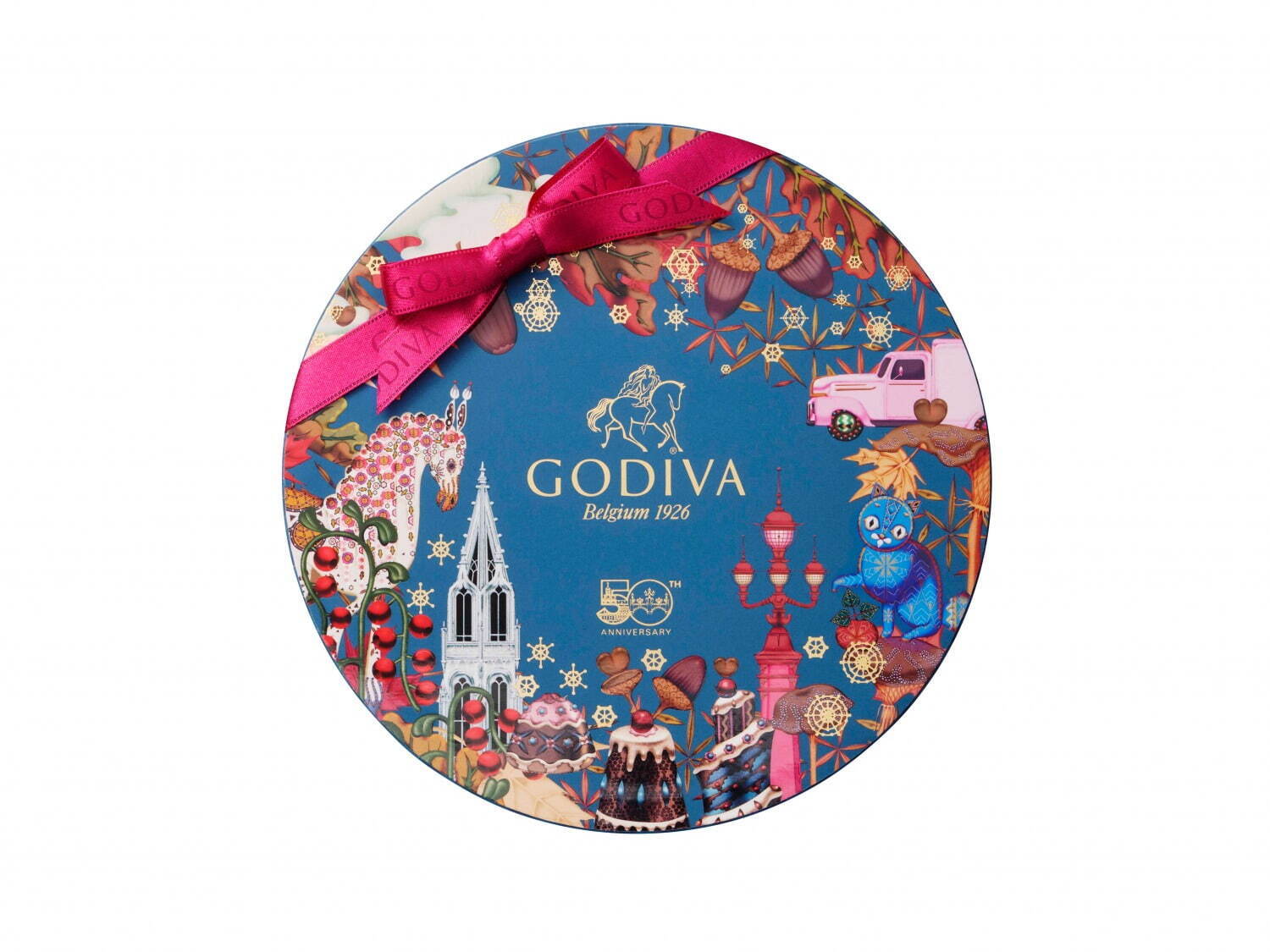 ゴディバの日本上陸50周年コレクション、全95粒入りの豪華3段ボックスや特別パッケージの詰め合わせ｜写真10