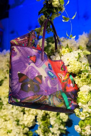 エトロ ETRO 蜷川実花 コラボ トート バッグ eden 紫