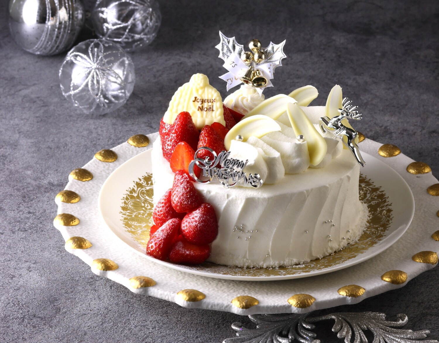 「クリスマスショート」5,500円(直径15cm)