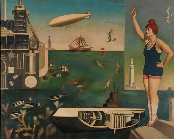 古賀春江《海》1929年