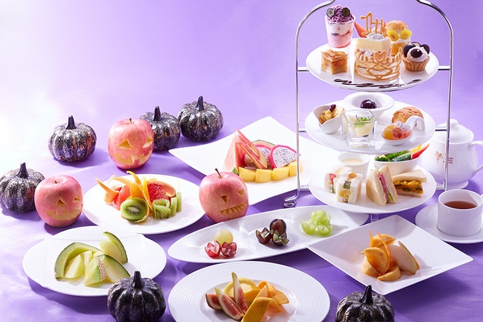 ぶどう｜秋のカットフルーツ食べ放題＆アフタヌーンティー「タカノフルーツティアラ～ハロウィン～」新宿本店で