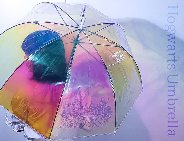 ホグワーツ城がオーロラのように煌めく雨傘、ハリー・ポッター マホウドコロから登場｜写真2