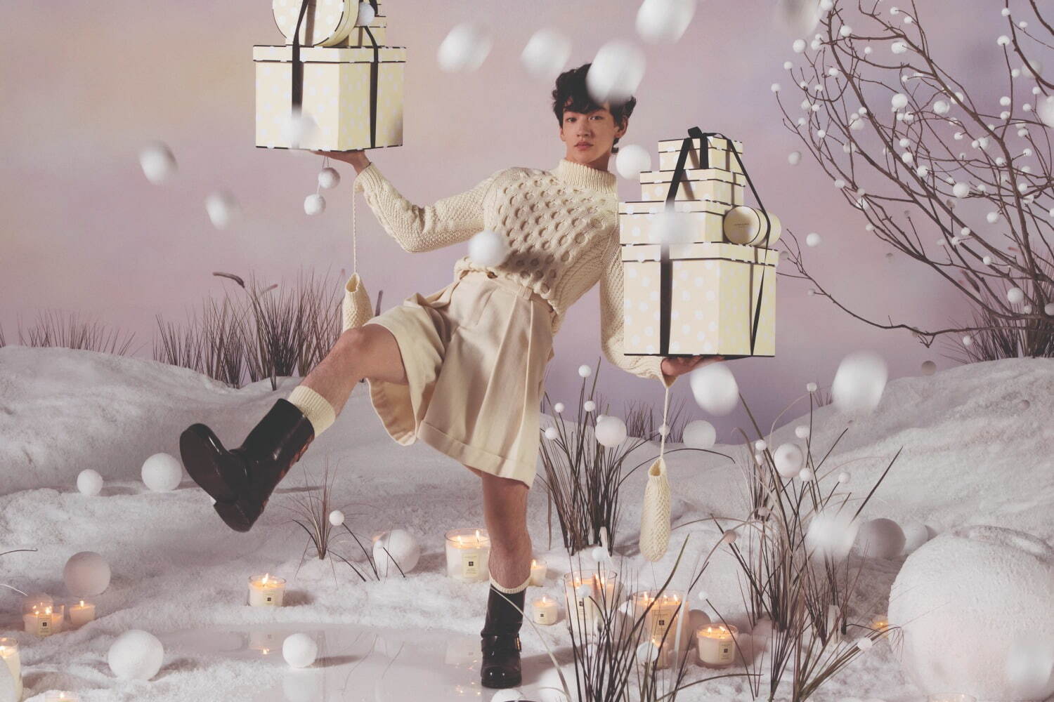 ジョー マローン ロンドン22年クリスマスコフレ、“冬の朝の香り”着想のコロン＆キャンドルなど｜写真12
