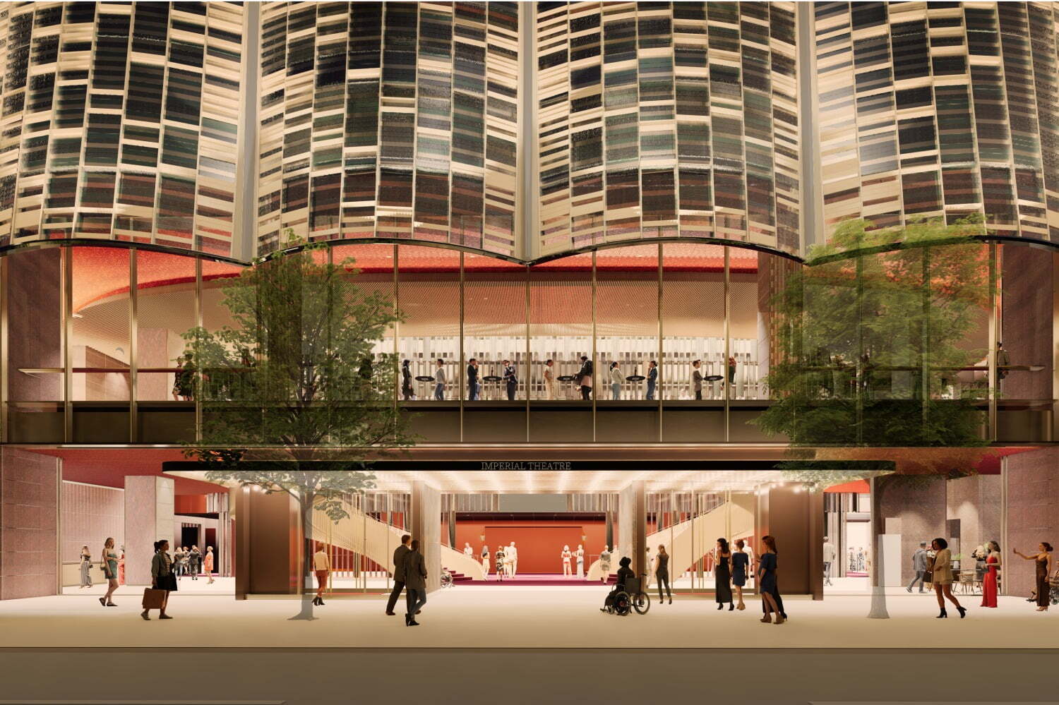 ミュージカル｜「帝国劇場」建て替えリニューアル - 新帝劇は自然光の差し込む空間に、入口から客席まで一直線の新構造