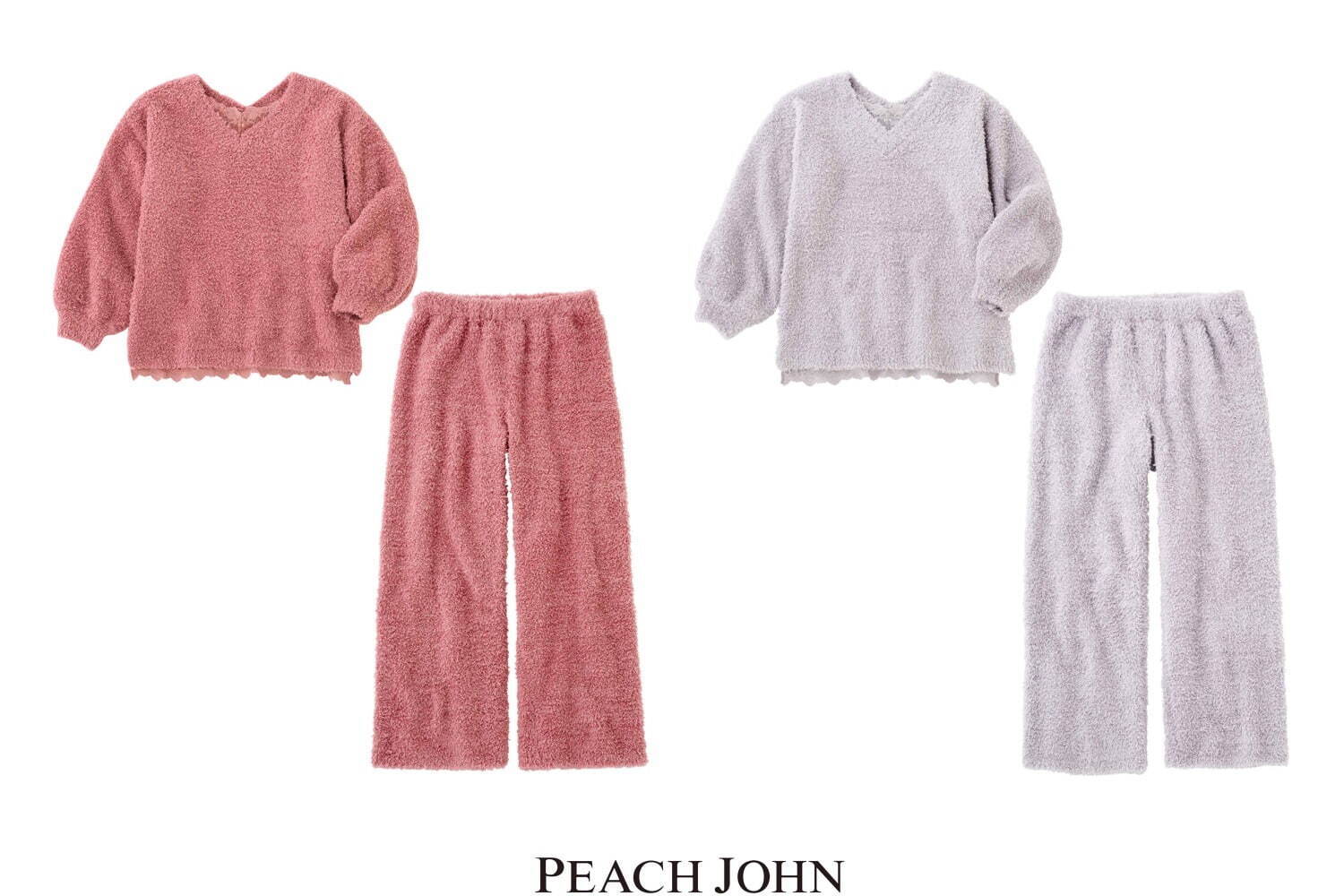 ピーチ・ジョン22年冬のルームウェア、”あざと可愛い”ふわもこ素材＆ネコ柄のパジャマ｜写真12