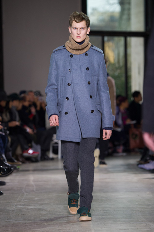 kolor 2014AW 厚手コート　ネイビー