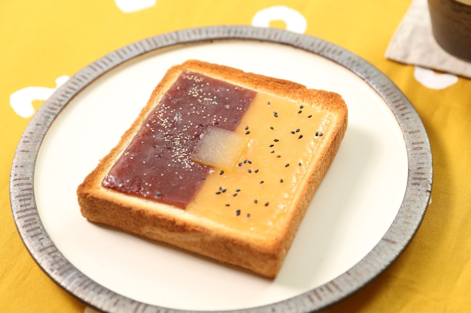 トースト｜パンにのせて焼くだけ「スライスようかん」秋限定“スイートポテト”フレーバー、京菓子・亀屋良長から