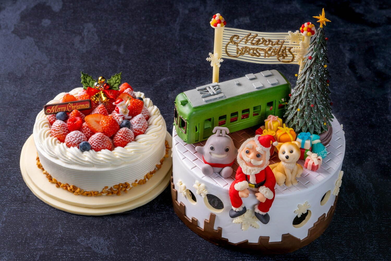 セルリアンタワー東急ホテルの22年クリスマスケーキ、“渋谷の街×サンタ”モチーフのショートケーキ｜写真6