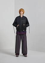 シャリーフの22年秋冬新作、編み上げディテールを施したチェック柄シャツ＆オーバーサイズブルゾンなど｜写真40