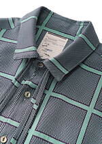 シャリーフの22年秋冬新作、編み上げディテールを施したチェック柄シャツ＆オーバーサイズブルゾンなど｜写真26