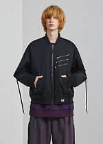 シャリーフの22年秋冬新作、編み上げディテールを施したチェック柄シャツ＆オーバーサイズブルゾンなど｜写真31