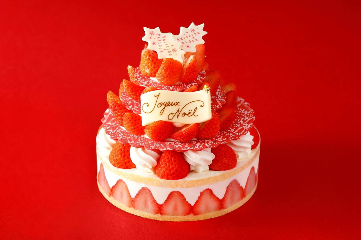 資生堂パーラー 銀座本店ショップ、苺を約50個使った贅沢ケーキなど2022年のクリスマスケーキ｜写真4